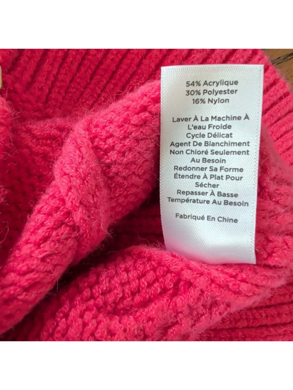 Talbots Women M Pink Cable Knit Full Zip Sweater Cardigan Zip Up Preppy Luxe Cor - Picture 10 of 16